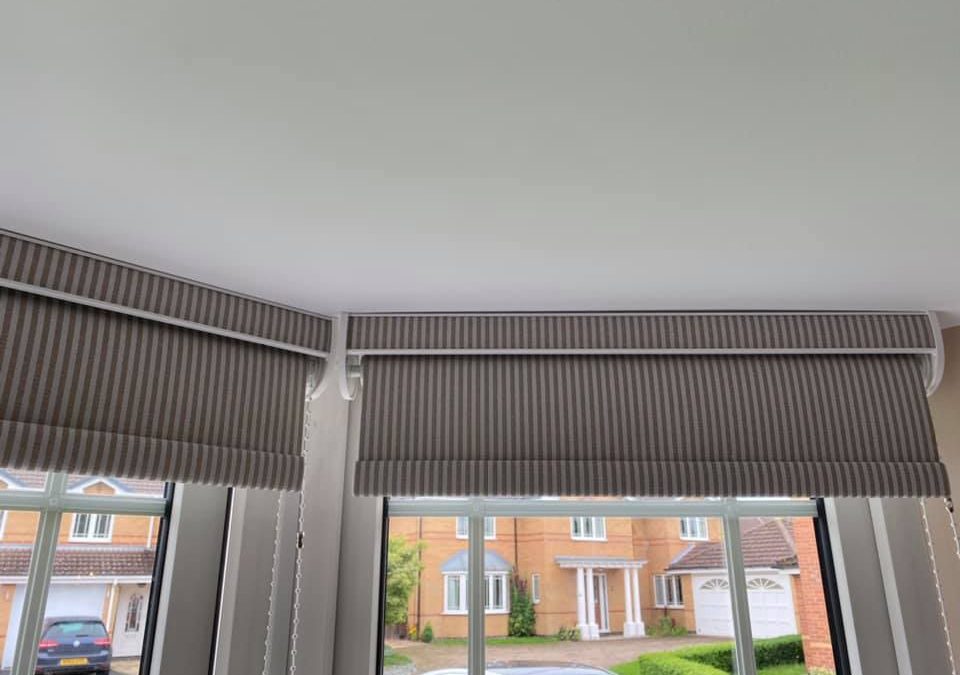 Rollerblind with Fascia in Bay Window 2